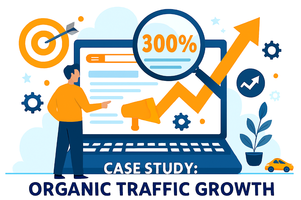Кейс: рост органического трафика на 300% за 6 месяцев