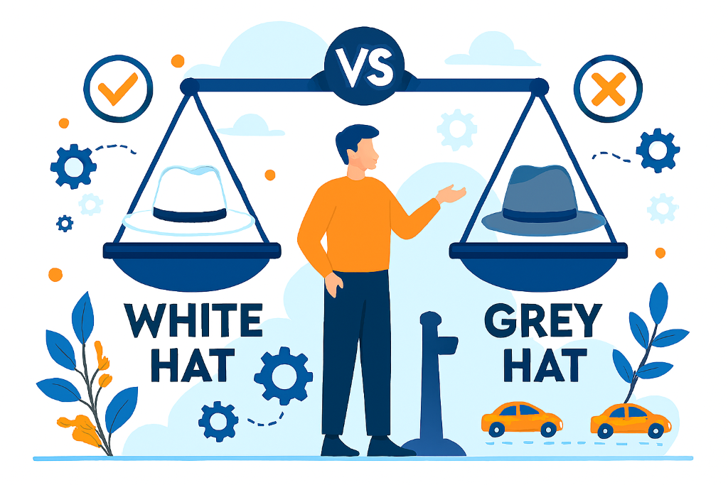 Сравнение SEO-стратегий: White Hat vs Grey Hat